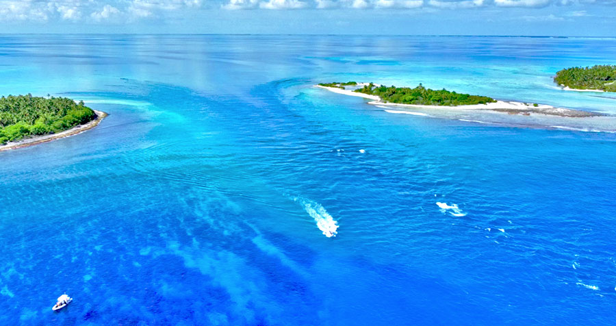 La passe Tuheiava courant rentrant